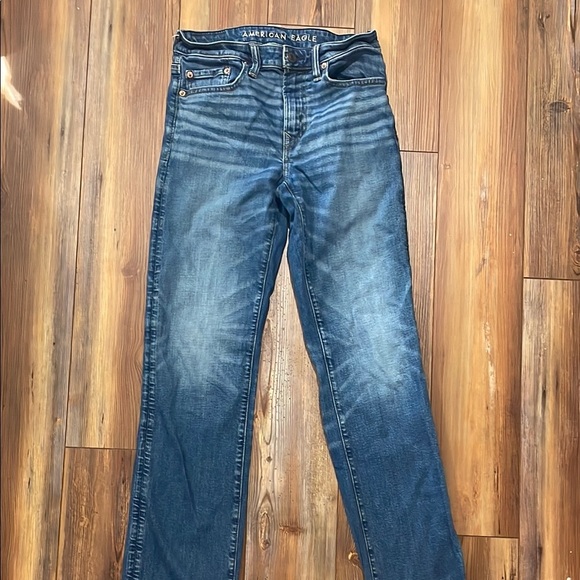 Men’s American Eagle Outfitters Original Bootcut Blue Jeans Size 28/32  Airflex+ - Picture 1 of 5